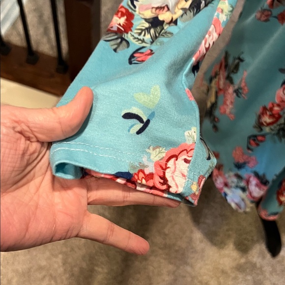 Floral Print Women's Tunic Top - Picture 5 of 6